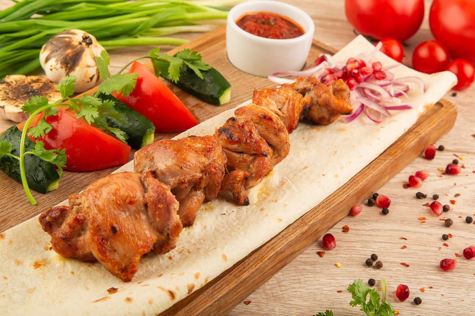 Шашлык из курицы